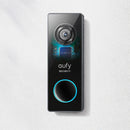 eufy Security Wired 2K Video Doorbell, w/Chime Wireless Wi-fi Compatibility Smart Video Doorbell in Black - Bass Electronics