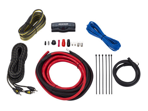 Kicker VK6 6AWG Amp Kit w/2-ch Interconnects - Bass Electronics