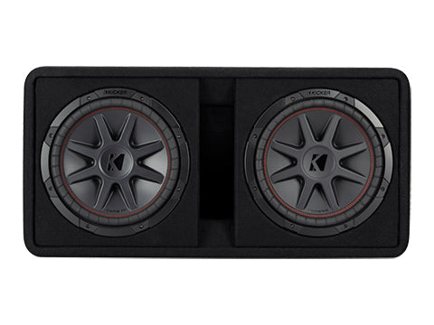 CompVR 12" (30cm) Dual subwoofers in Vented Enclosure, 2-Ohm, 800W - Bass Electronics