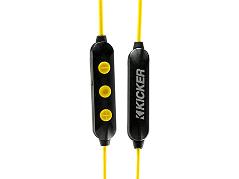 Kicker 46EB200BTB EB200BT Bluetooth Sports Earbuds; sweat and water-resistant; Black - Bass Electronics
