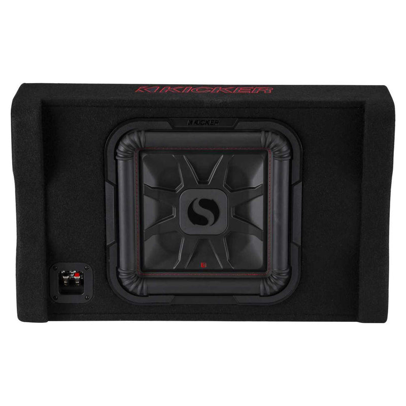 Kicker 49L7TDF122 1200W Peak (600W RMS) 12" 2-Ohm Shallow-mount Component Subwoofer with Enclosures - Bass Electronics