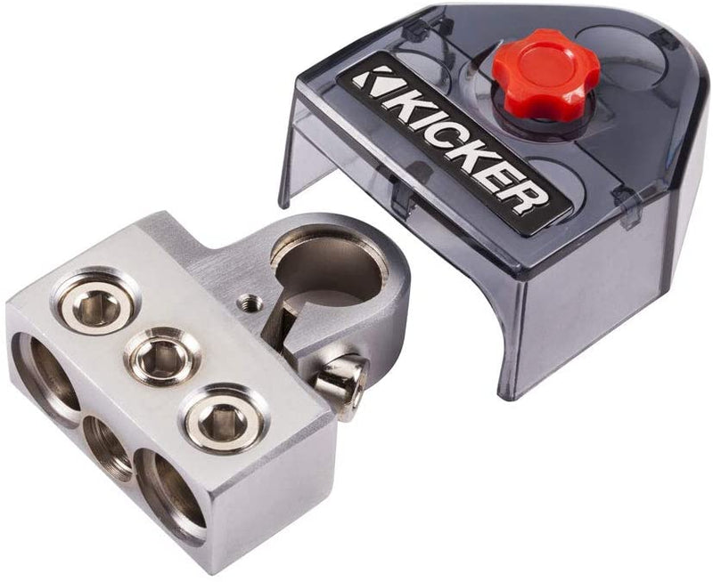 Kicker 46BT4 BT4 – Pos/Neg battery terminal, 1/0-8 AWG (2), 4-8 AWG (1) - Bass Electronics