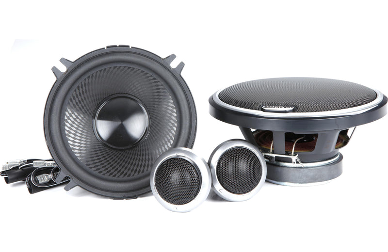 Kenwood KFC-P510PS Performance Series 5-1/4" component speaker system - Bass Electronics