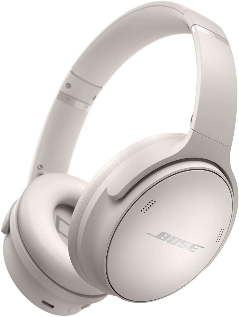 Bose QuietComfort 45 Over-Ear Noise Cancelling Bluetooth Headphones - White Smoke