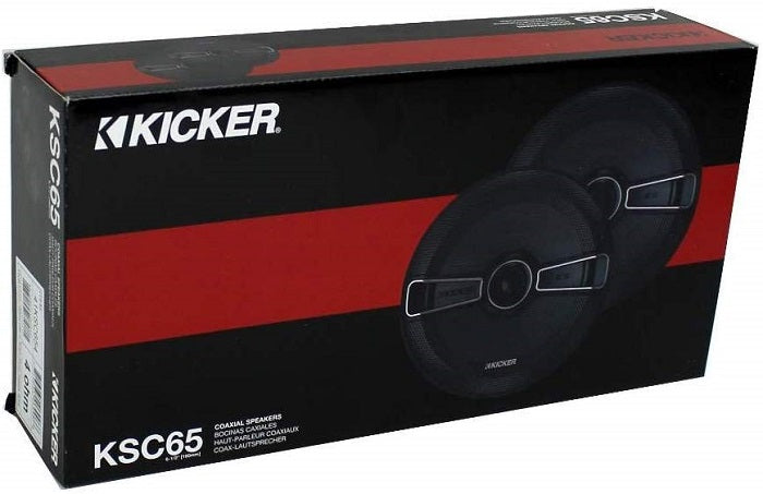 kicker KSC65  6.5" 2 WAY KS SERIES COAXIAL 200W SPEAKER BY KICKER - Bass Electronics