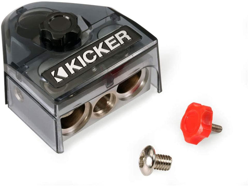 Kicker 46BT4 BT4 – Pos/Neg battery terminal, 1/0-8 AWG (2), 4-8 AWG (1) - Bass Electronics