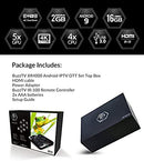BuzzTV XR4000 - Android 9.0 IPTV Set-Top Box with IR-100 Remote - Faster Than Ever Before - 4K Ultra HD - 2GB RAM 16GB Storage - Latest Graphics Processor - Dual Band WiFi - Bass Electronics