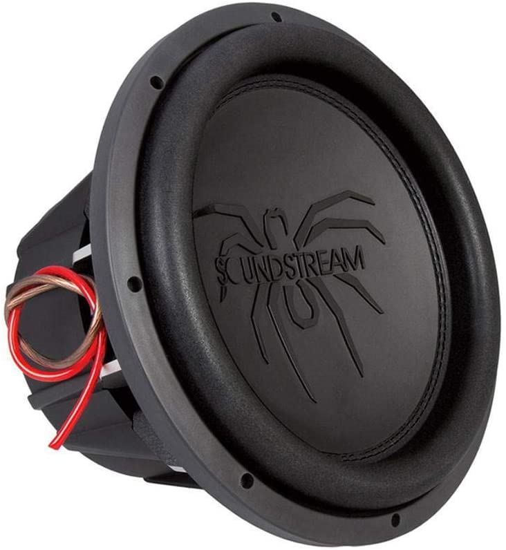 Soundstream 2000W Peak (1000W RMS) 12" Tarantula Dual 4-Ohm Car Subwoofer - Bass Electronics