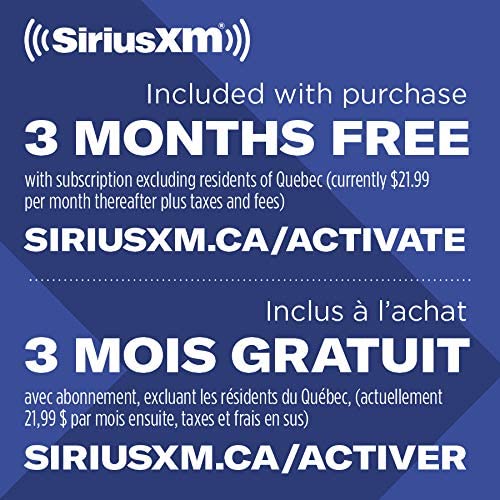 SiriusXM SXV300 Connect Vehicle Tuner for Satellite Radio, Receive Free 3 Months Service with Subscription, Easily Add SiriusXM to Any SiriusXM-Ready Compatible Car Stereo System - Bass Electronics