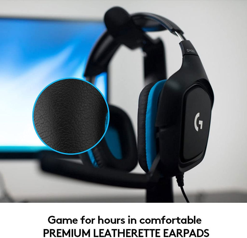 Logitech G432 Gaming Headset with Microphone - Black - Bass Electronics