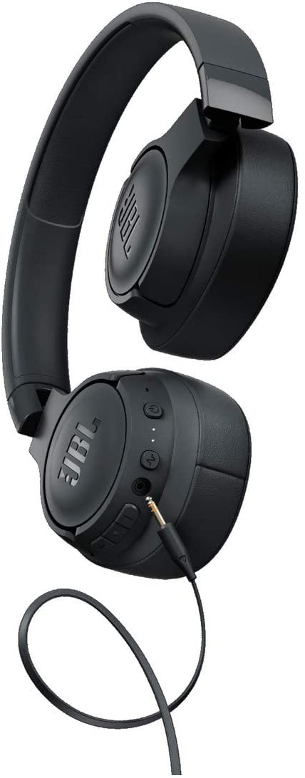 JBL Tune 750BTNC Wireless Bluetooth Over-Ear Headphones with Active Noise Cancellation and up to 15 Hours of Battery Life - Black - Bass Electronics