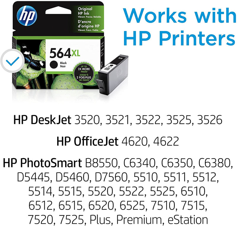 HP - 564XL High-Yield Ink Cartridge - Black - Bass Electronics