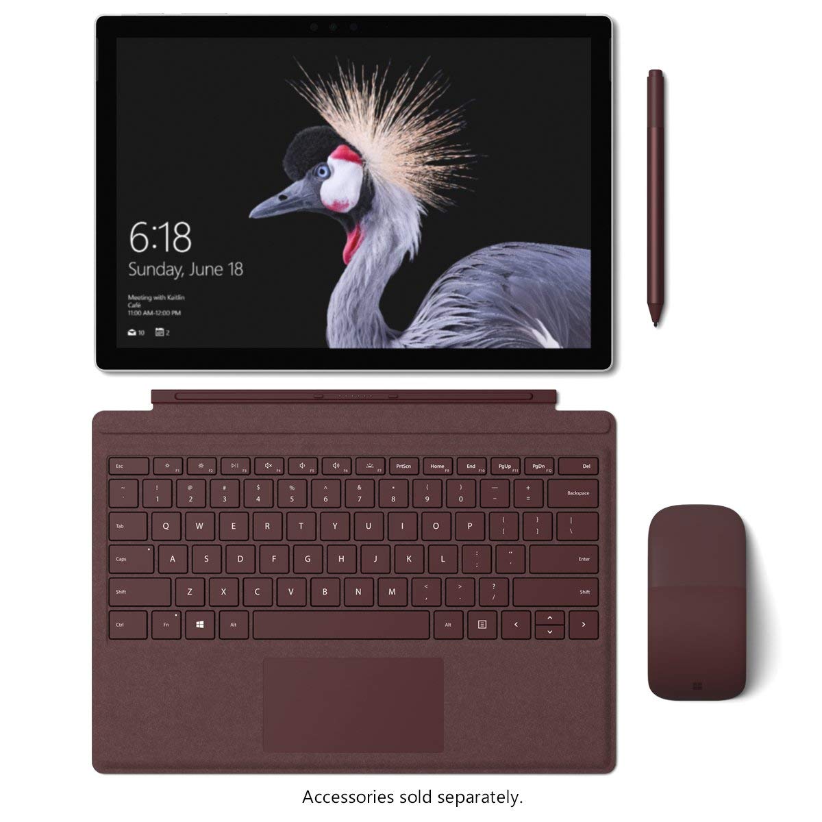 Microsoft Surface Pro 12.3, Intel Core i7, 16GB RAM, 512GB, Silver (FK