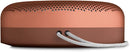 Bang & Olufsen Beoplay A1 Portable Bluetooth Speaker with Microphone - Tangerine Red - Bass Electronics