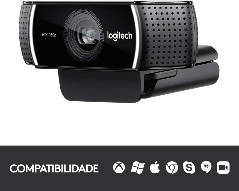 Logitech C922 Pro Stream Webcam 1080P Camera for HD Video Streaming & Recording 720P at 60Fps - Bass Electronics