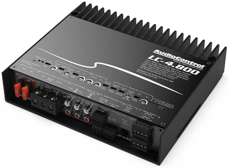 AudioControl LC-4.800 4/3/2 Channel High Power Amplifier with AccuBass - Bass Electronics