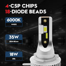 Kit de phares à LED M3 120 W 6 000 K 16 800 lumens