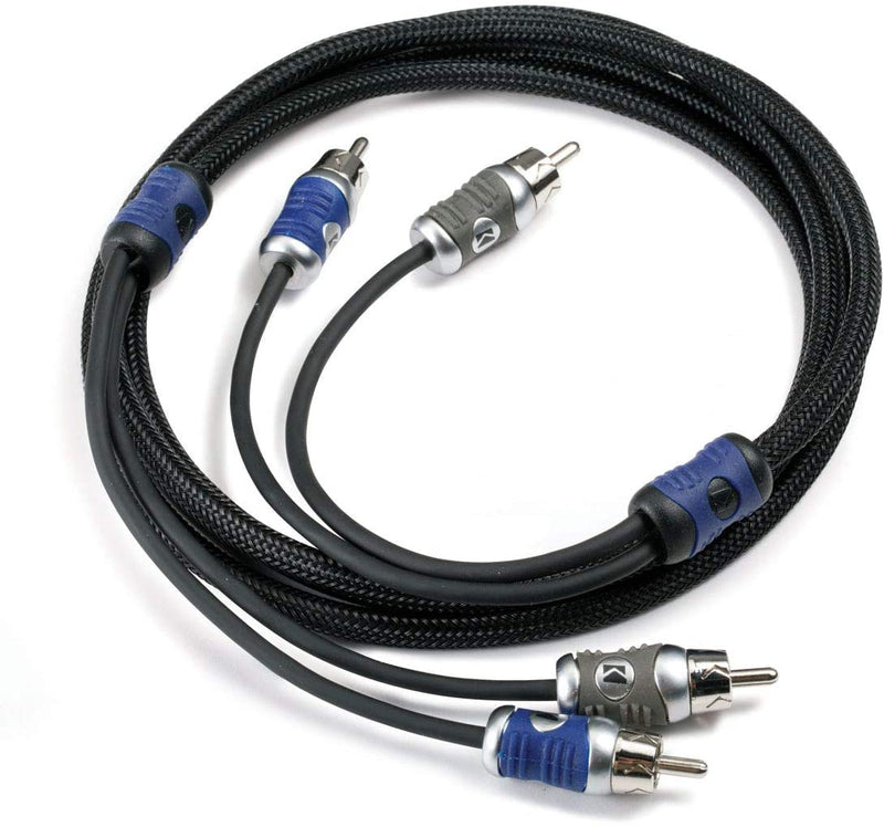 Kicker 46QI22 Q-Series Interconnect, 2-ch RCA Cable, 2m - Bass Electronics