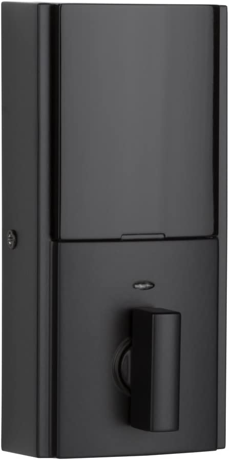 Weiser Obsidian Keyless Touchscreen Door Lock, Iron Black Finish