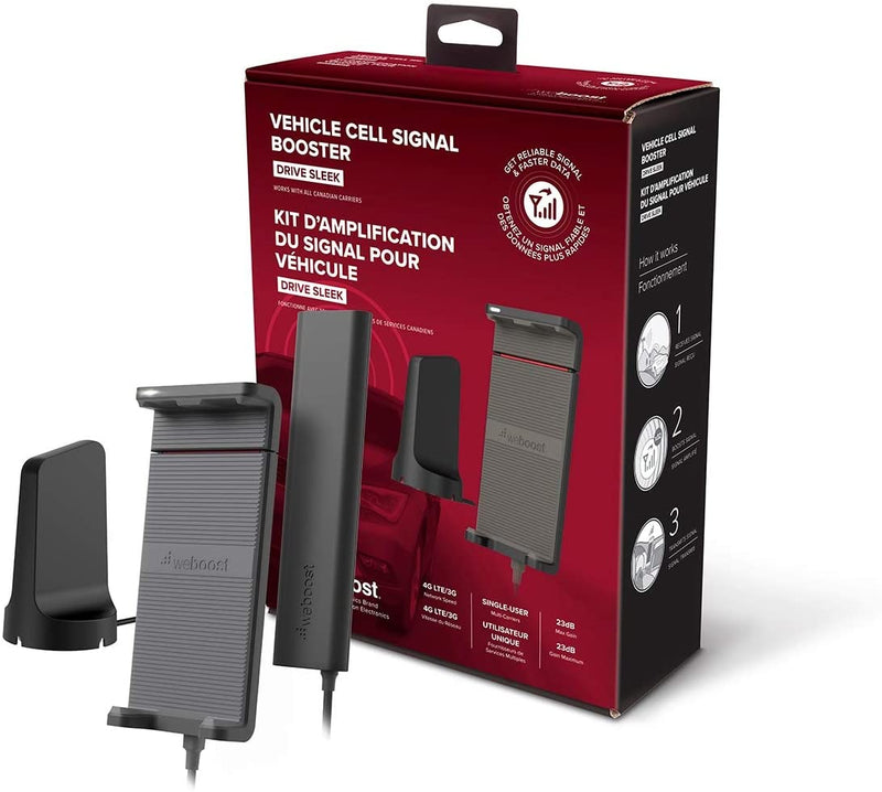 weBoost Drive Sleek 4G Cell Phone Booster Kit - 470135F - Bass Electronics