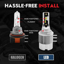 Kit de phares à LED M3 120 W 6 000 K 16 800 lumens