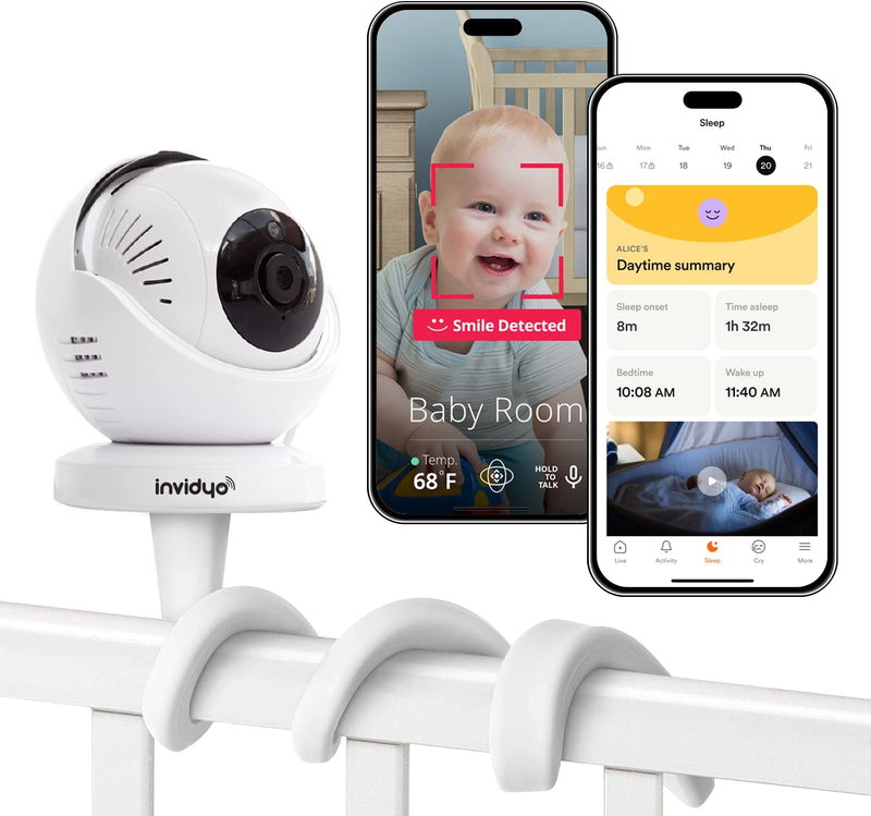 Invidyo Video Baby Monitor with Night Vision and Two-Way Communication (INV300) (Open Box)