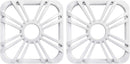 Kicker 11L710GLW 10-Inch (25cm) Square Subwoofer Grille, LED, White - Bass Electronics