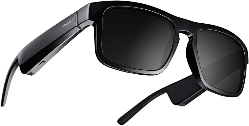 Bose Frames Tenor - Rectangular Polarized, Bluetooth Audio Sunglasses - Black (Open Box)