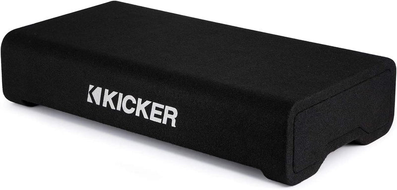 Kicker 48TRTP122 12-inch (30cm) Thin Down Firing Subwoofer and Passive Radiator Enclosure, 2-Ohm