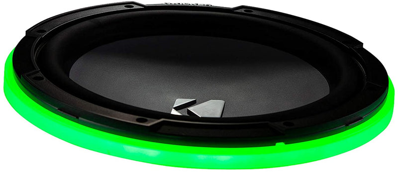 Kicker 47KLSR10 KLSR 10-Inch (25cm) Weather Proof LED Lighted Speaker Ring, Single - Bass Electronics