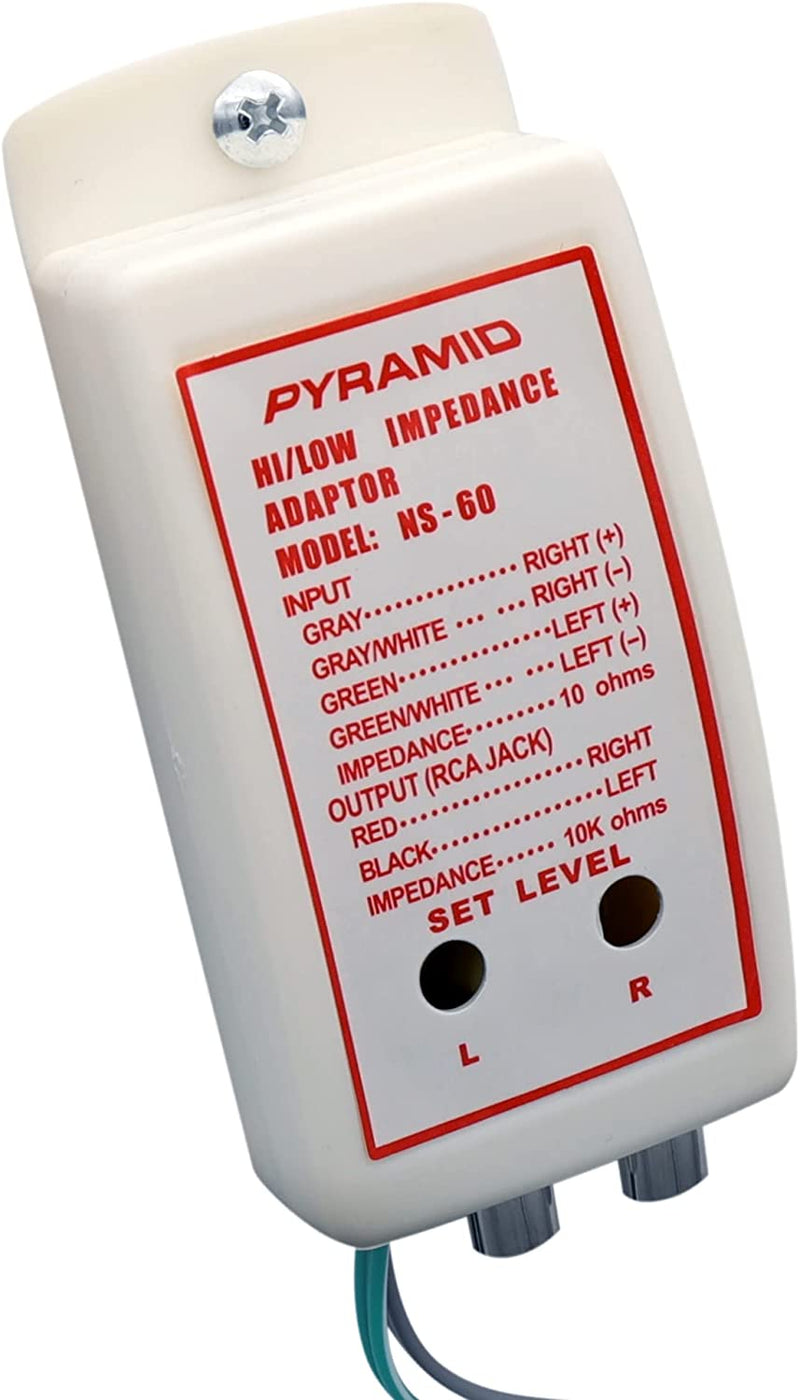 Pyramid NS60 High to Low Level Impedance Adaptor