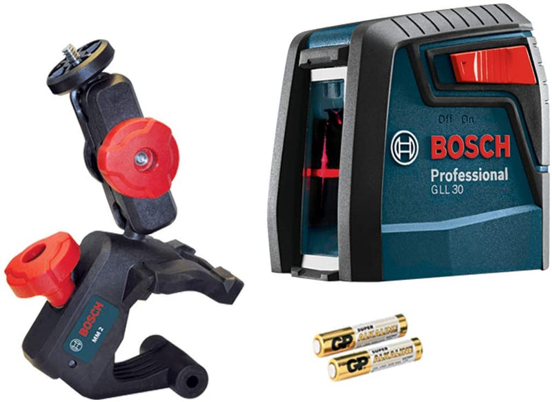 Bosch GLL 30 Self Leveling Cross Line Laser Level - Bass Electronics