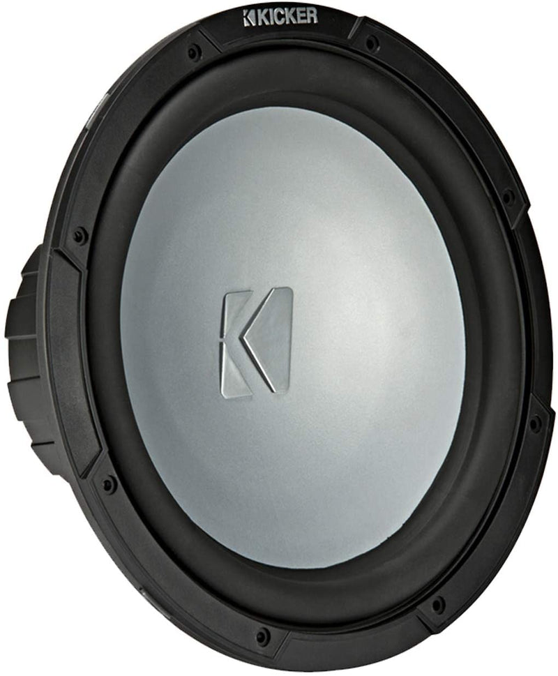 Kicker 45KMF124 KMF12 12-Inch (30cm) Weather-Proof Subwoofer for Freeair Applications 4-Ohm, 250W - Bass Electronics