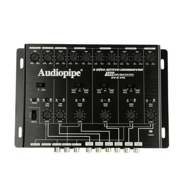 Audiopipe 6 Way Crossover 8 ch. Input 12 ch. Output - Bass Electronics