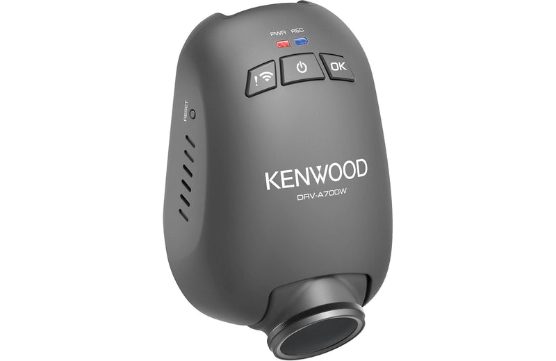 Kenwood DRV-A700WDP Compact HD dash cam with Wi-Fi and GPS — includes rear-view cam - Bass Electronics