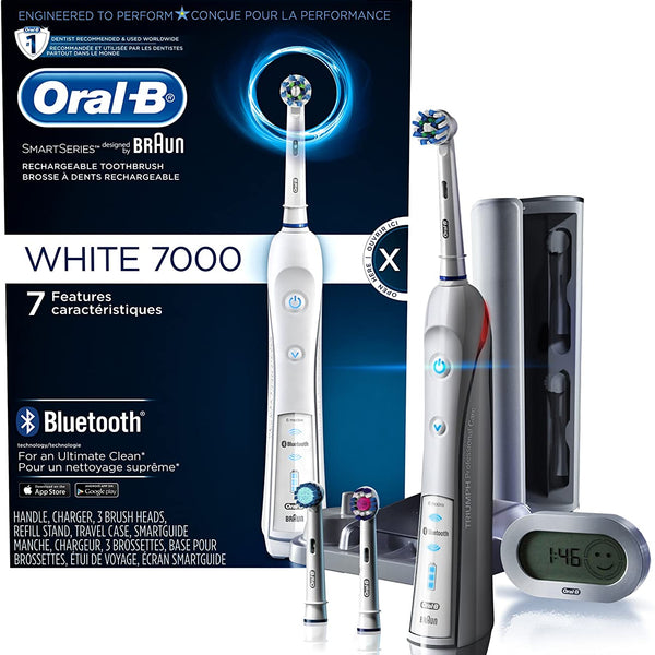 Oral-B 7000 SmartSeries Rechargeable Power Electric Toothbrush White