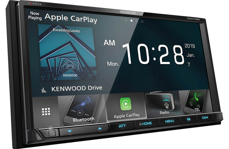 Kenwood Excelon DMX706S Digital multimedia receiver (does not play CDs) - Bass Electronics