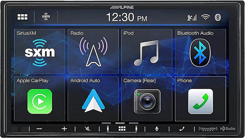 Alpine iLX-407 Shallow Chassis 7 Inch Multimedia Receiver with Apple Carplay - Bass Electronics