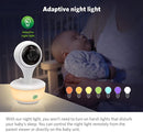 LeapFrog LF815HD - 1080p WiFi Remote Access Video Baby Monitor with 5” High Definition 720p Display, Night Light, Color Night Vision, (White), One Size - Bass Electronics