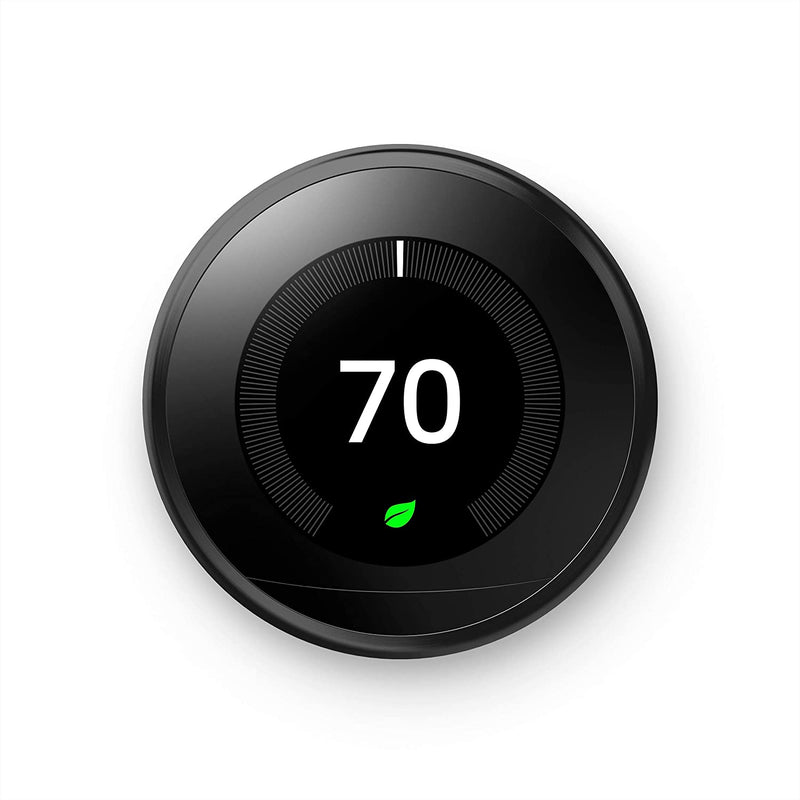 Google Nest Wi-Fi Smart Learning Thermostat (3rd Generation) - Black