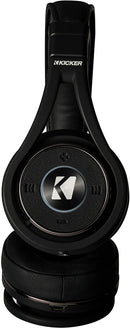 Kicker 45HPBT Use with Siri® and Google™ assistants; 20 hr battery life; detachable cable and storage bag - Bass Electronics