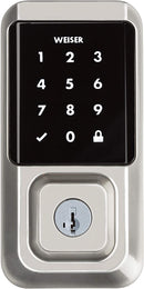 Weiser Satin Nickel Halo Wifi Touchscreen Deadbolt - Bass Electronics