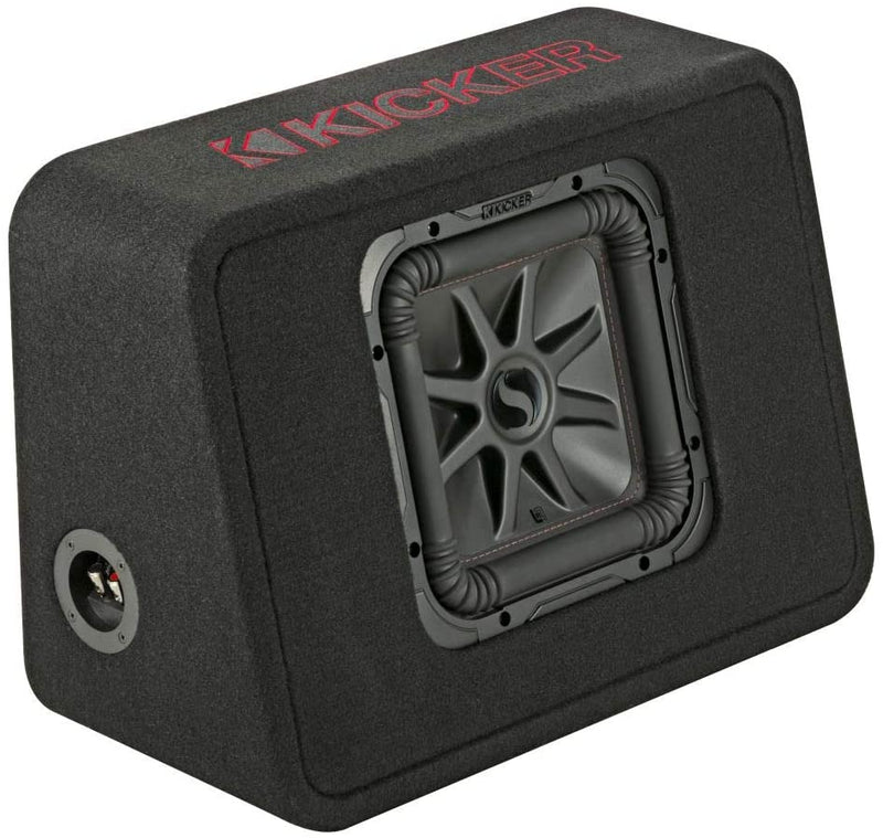 Kicker 45TL7R102 L7R 10-Inch (25cm) Subwoofer in the CWR Style Truck Enclosure, 2-Ohm, 500W - Bass Electronics
