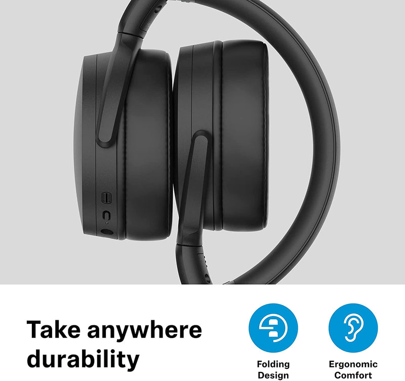 SENNHEISER HD 450BTNC Bluetooth 5.0 Wireless Headphone Active Noise Cancellation Black - Bass Electronics