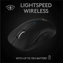 Logitech G Pro X Superlight 25600 DPI Wireless HERO Optical Gaming Mouse - Black - Bass Electronics