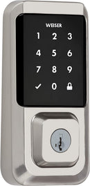 Weiser Satin Nickel Halo Wifi Touchscreen Deadbolt - Bass Electronics