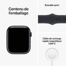 Apple Watch Series 8 [GPS 41mm] Smart Watch w/Midnight Aluminium Case with Midnight Sport Band. Fitness Tracker, Blood Oxygen & ECG Apps, Always-On Retina Display, Water-Resistant