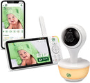 LeapFrog LF815HD - 1080p WiFi Remote Access Video Baby Monitor with 5” High Definition 720p Display, Night Light, Color Night Vision, (White), One Size - Bass Electronics