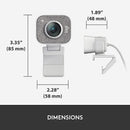 Logitech StreamCam Full HD 1080p Webcam - Off-White - Bass Electronics