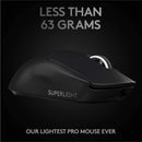Logitech G Pro X Superlight 25600 DPI Wireless HERO Optical Gaming Mouse - Black - Bass Electronics